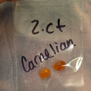 Appx 2ct(combined) Carnelian Loose Gemstones